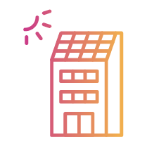 commercial solar power icon