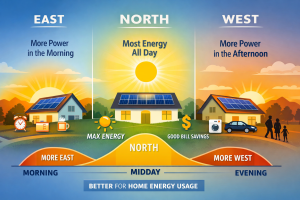 solar direction - north east west