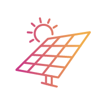 residential solar icon